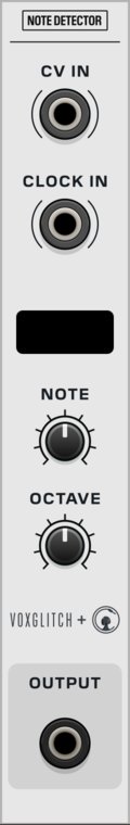Note Detector front panel