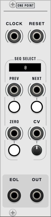 One Point front panel