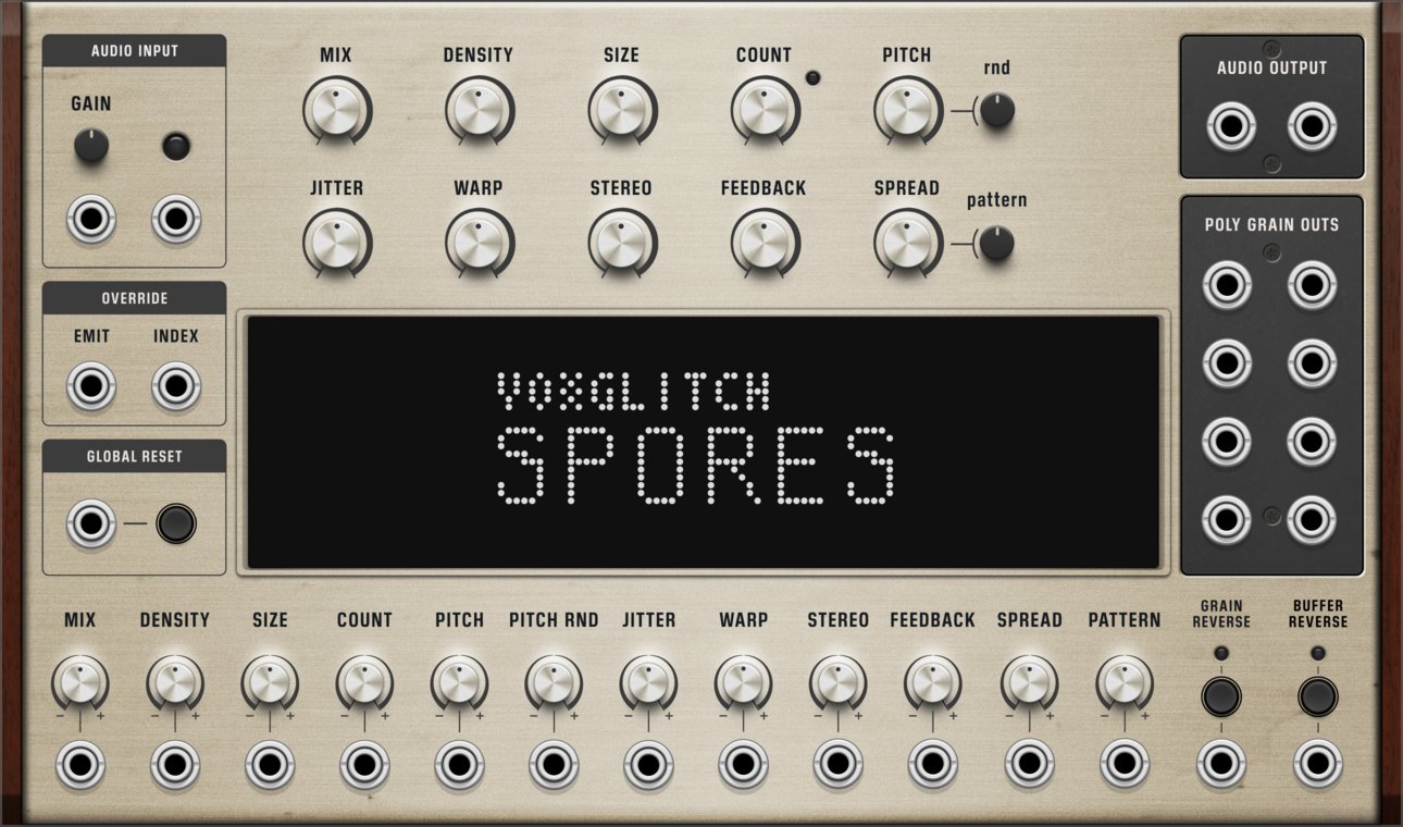 Spores front panel
